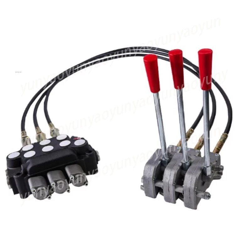 

Suitable for Pull-wire Hydraulic Multi-way Valve ZT12 Remote Control Manual Tractor Hydraulic Modified Multi-way Reversing Valv