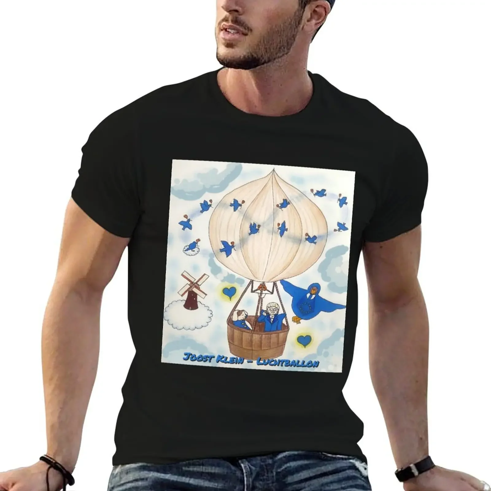 Joost Klein Luchtballon T-Shirt boys animal print anime mens t shirts pack