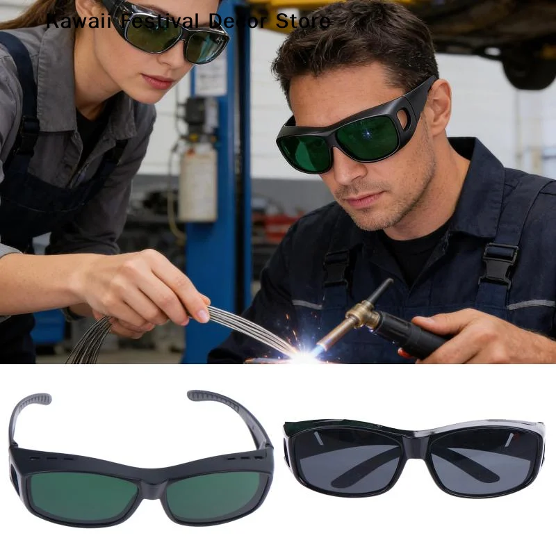 【K】Welder's Anti Laser Safety Glasses Anti Strong Light UV Arc Welding Labor Protection Glasses Welding Glasses