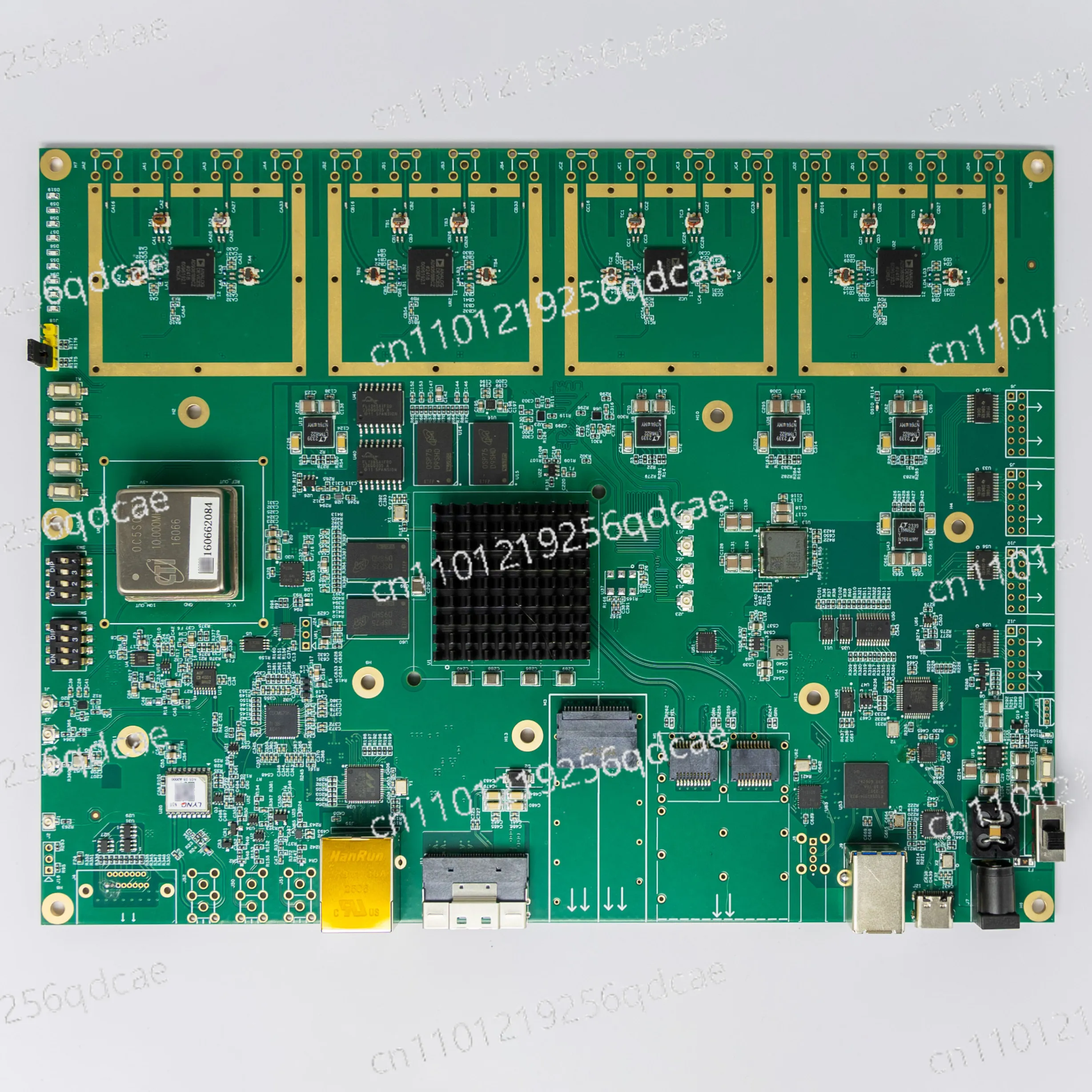 QD9361 realizes 4 pieces of 9361 synchronization 7A100