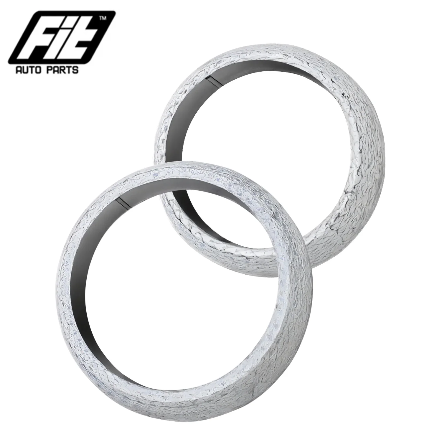 4PCS 45-76mm Exhaust Manifold Downpipe Donut Gasket Seal Ring Exhaust Tail Pipe Weld-On Flange Gasket Accessories for Vehicles