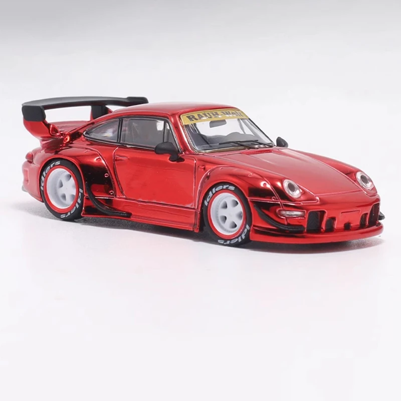 

Модель автомобиля Porsche RWB 911 993 GT из сплава под давлением в масштабе 1:64, статическая демонстрационная коллекционная игрушка, подарок, сувенирное украшение