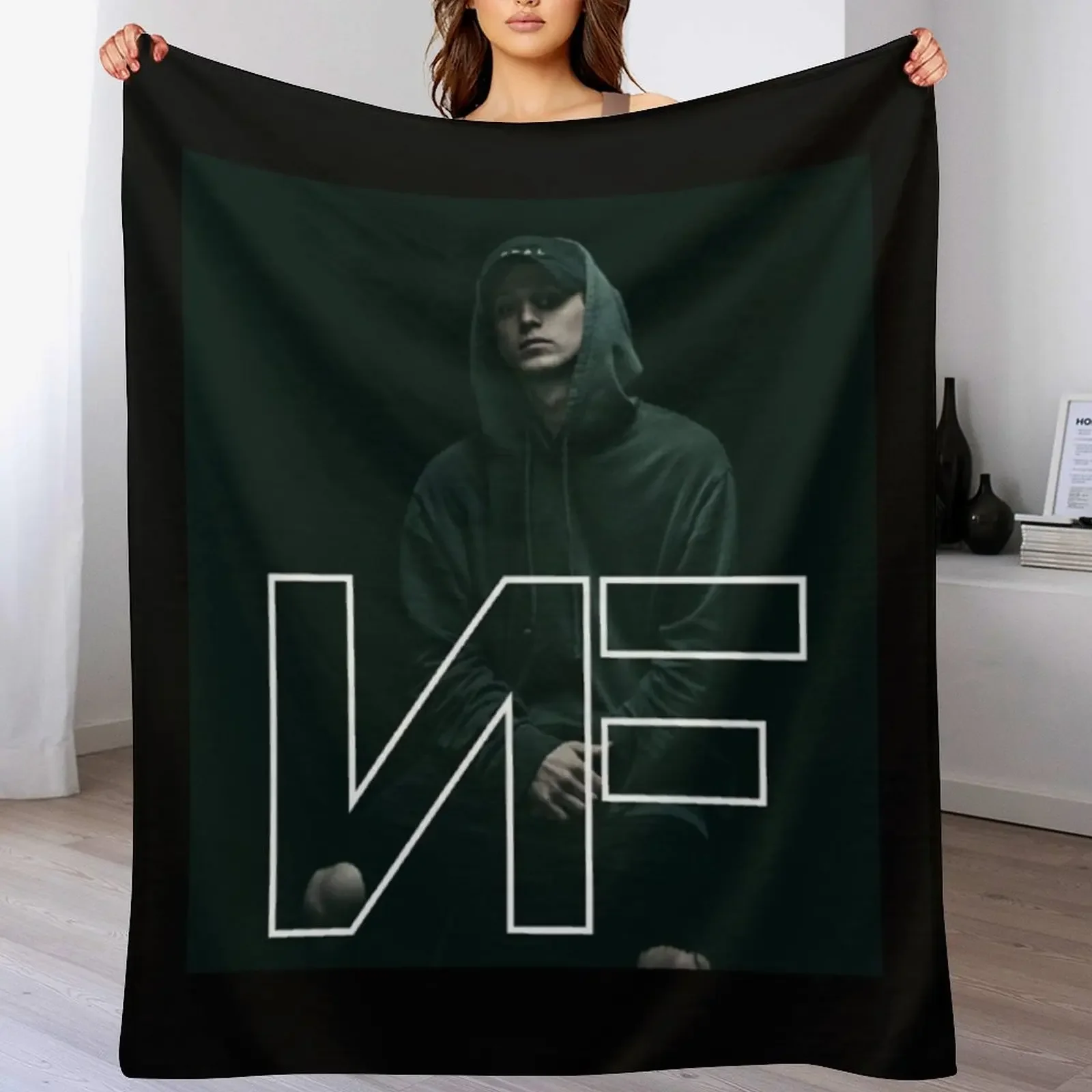

Nf rapper fan art Throw Blanket For Decorative Sofa Decorative Throw Tourist sofa bed Blankets
