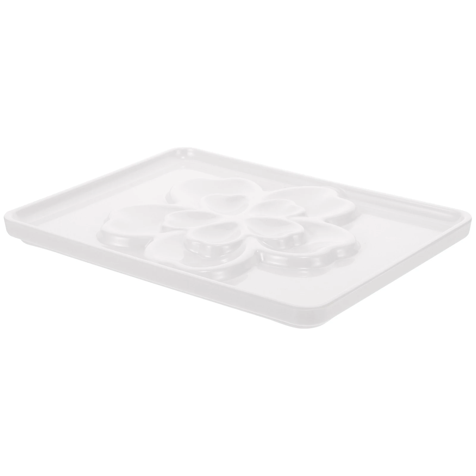 

Palette Tray Watercolor Paint Painting Mixing Pallet Multi-compartment Oil Round