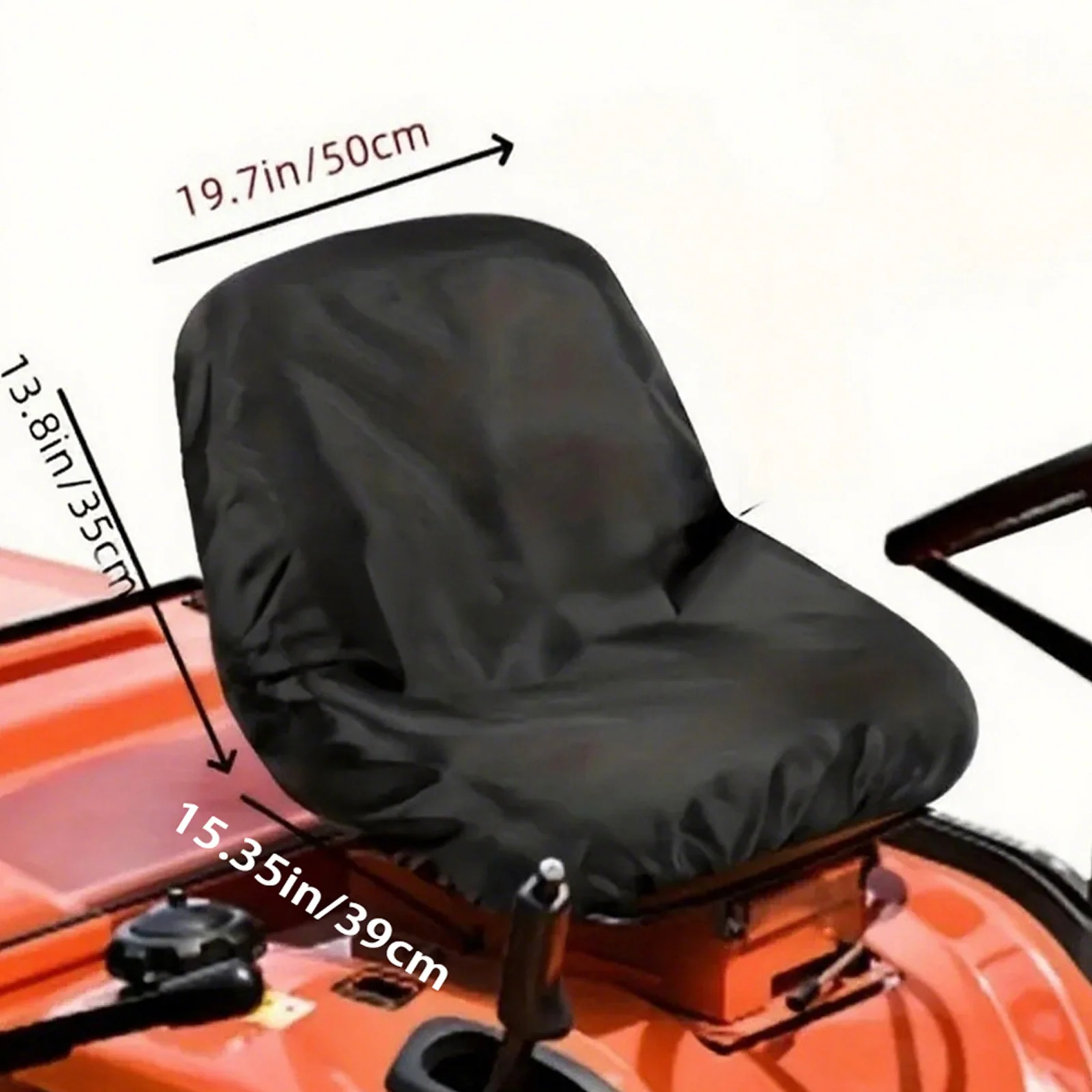 

Weatherproof Cover for Riding Lawn Mower Seat and Tractor Outdoor Seat Protection Made with 210D Oxford Fabric 50*39*35cm