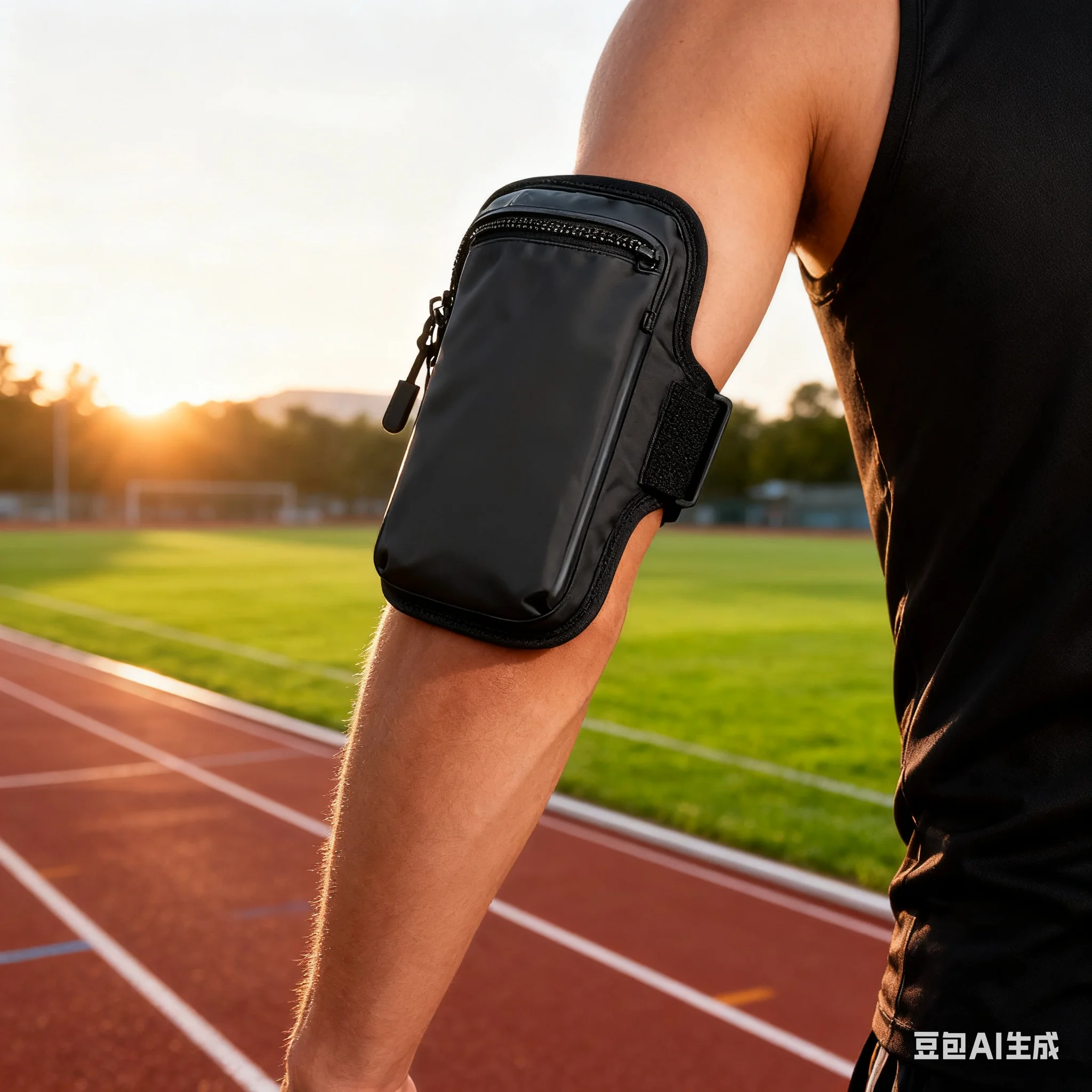 Running & Cycling Mobile Phone Arm Sleeve - Forearm Wrist Bag Design Sports Accessory To Keep Cell Phones Safe During Riding