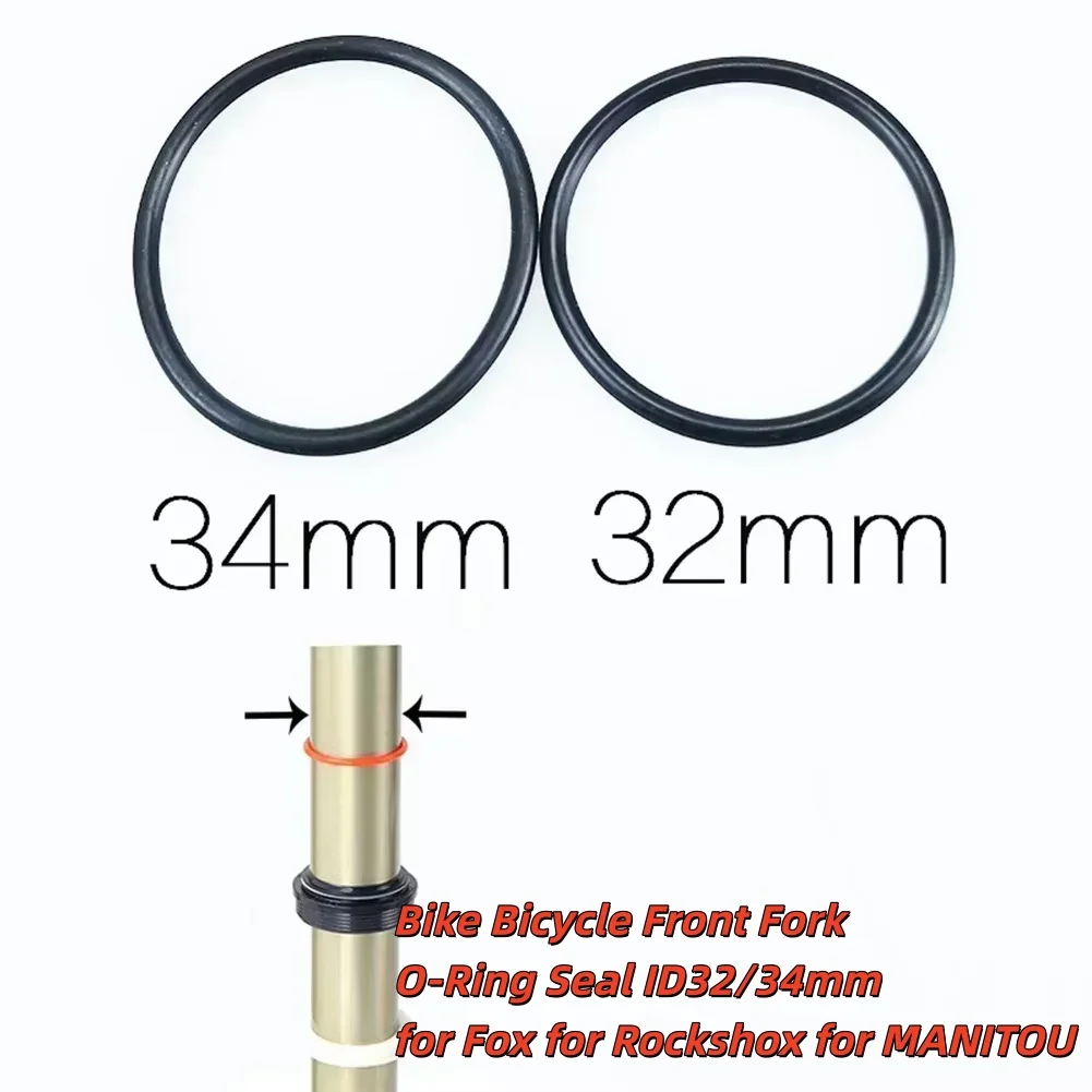 

2pcs Bike Bicycle Front Fork O-Ring Seal ID 32/34mm For Fox Bicycle Accessories Road Mountain Bike Parts