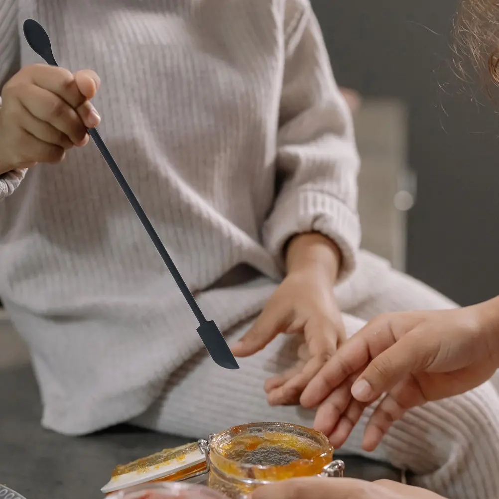 

Набор из 6 силиконовых лопаток для банок: износостойкие, гибкие скребки для джема, ложки для выпечки, инструменты для бутылок и банок, обеспечивающие гладкое распределение