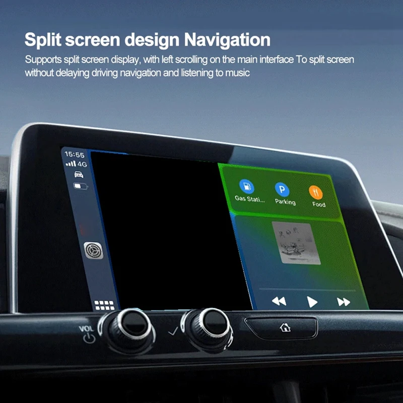 新しいワイヤレス CarPlay Android 自動アダプター有線からワイヤレス 2 in 1 車 Ai ボックス、プラグ アンド プレイ用-ABFB