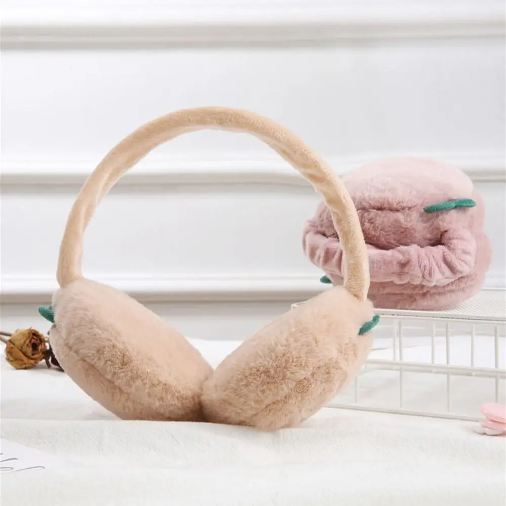 غطاء للأذنين ناعم قابل للطي لحماية الأذن غطاء أذن سميك قابل للتعديل مريح منفوش للنساء والرجال في الهواء الطلق #4