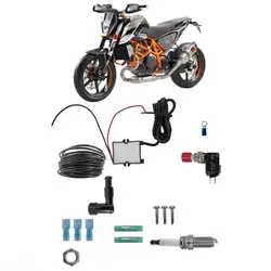 Motorbike Modification Part Exhaust Flame Kit BFTKAFK-Single Flame Thrower Kit Easy Installation Single Flamethrower Kit