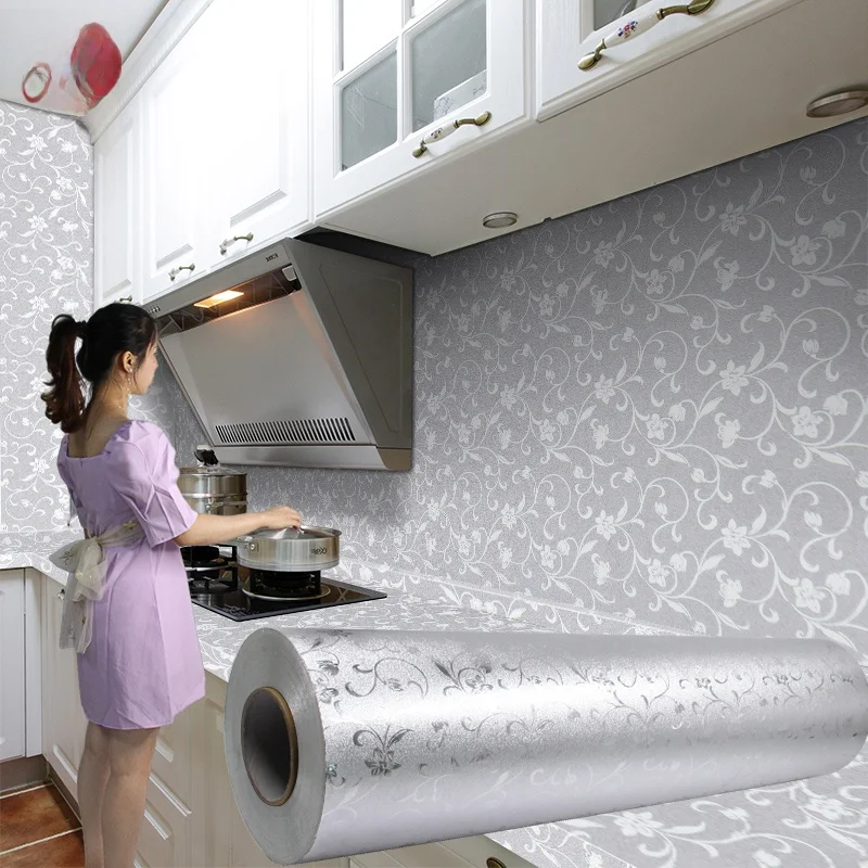 

Thickened Kitchen Shandong Oil-Resistant Wall Stickers Self-Adhesive Waterproof Oil Smokeproof Cabinet Moisture-Proof High-Te...
