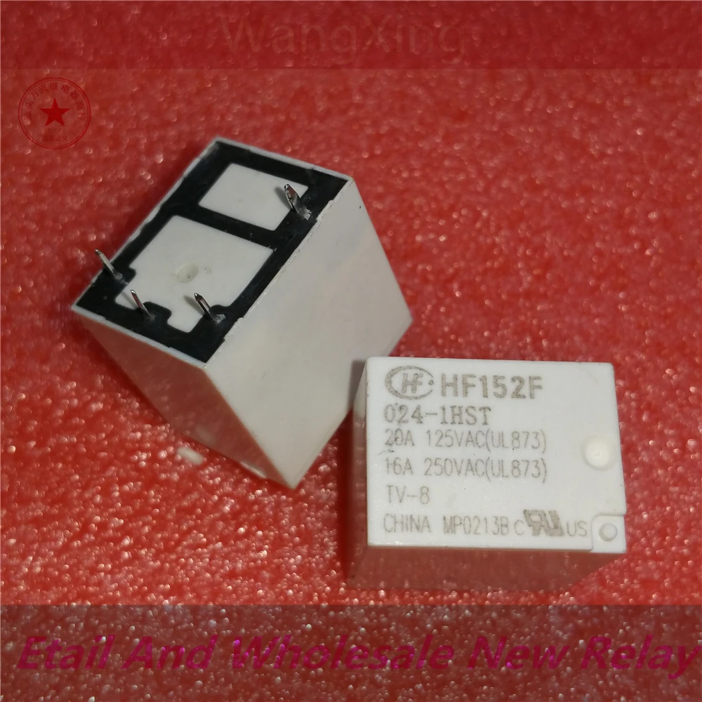 HF152F 012-1HST HF152F 024-1HST HF152F 005-1HST Electromagnetic Power Relay 4 Pins