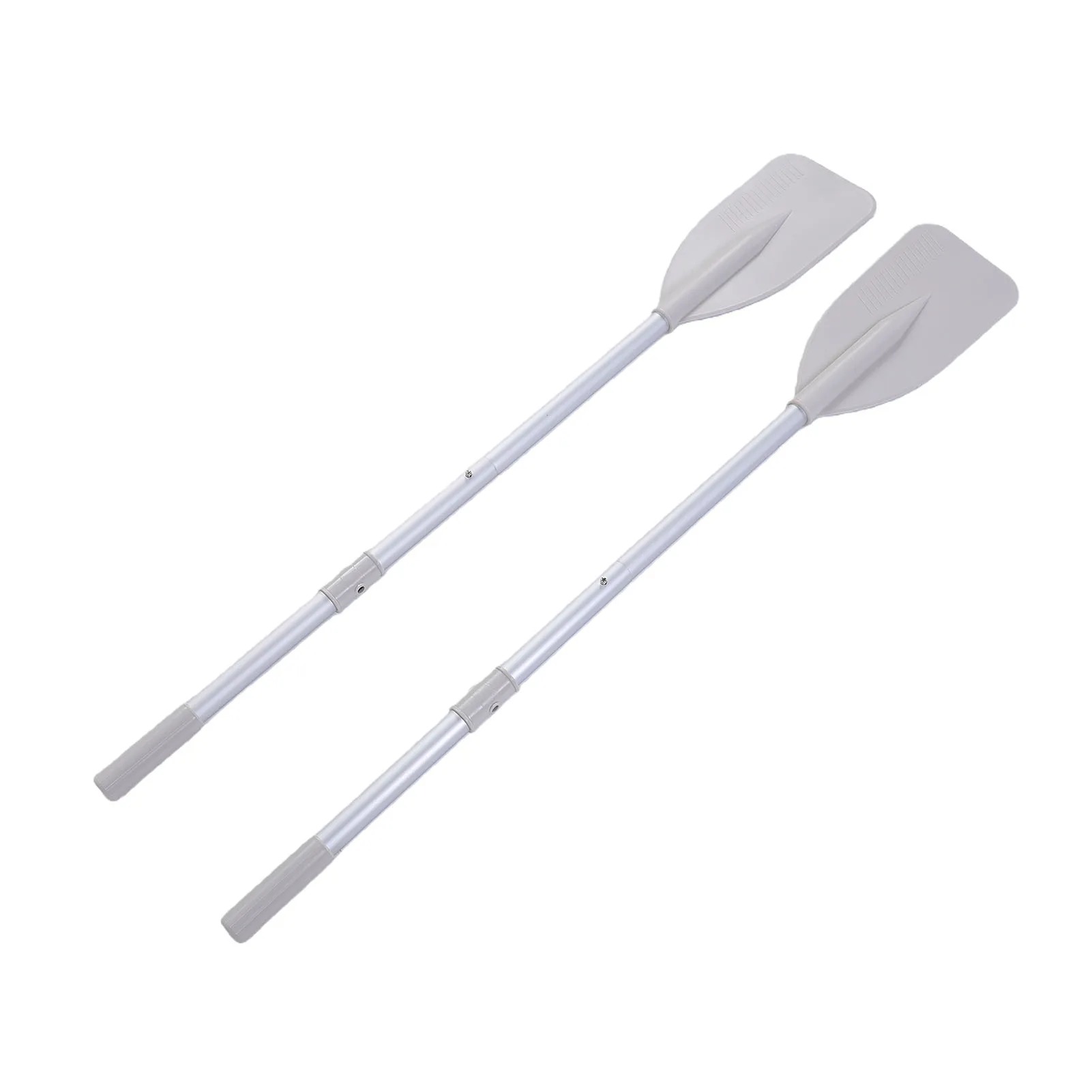2Pcs Boat Paddle with Rod Set Aluminum ABS High Toughness Inflatable Boat Paddle for Rubber Dinghy Kayak
