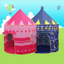 135CM Portable Kids Tent Toys Folding Tents Baby Play House Boys Girls New Cartoon Castle Children Room Decor