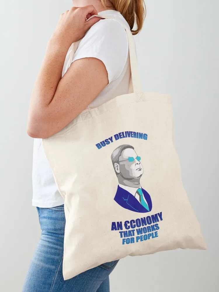 

Busy delivering an €conomy that works for people Tote Bag the tote bag hand bag eco pack Women's shopper