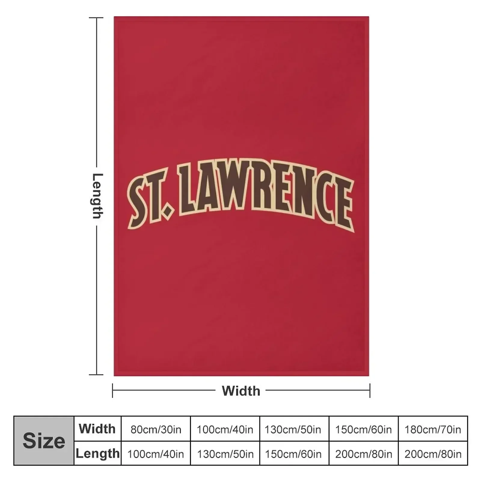 St. Lawrence Saints Throw Blanket Designers Sofa Quilt Furry Hairy For Sofa Thin Summer Blankets