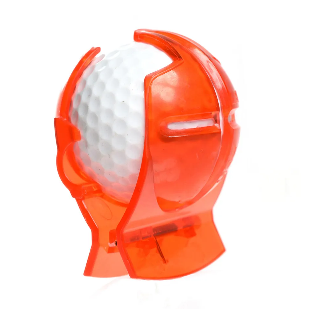 3Pcs Golf Ball Retriever Clip Set ABS Transparent Lightweight Portable Training Aid for Marking Drawing Straight Lines on Balls