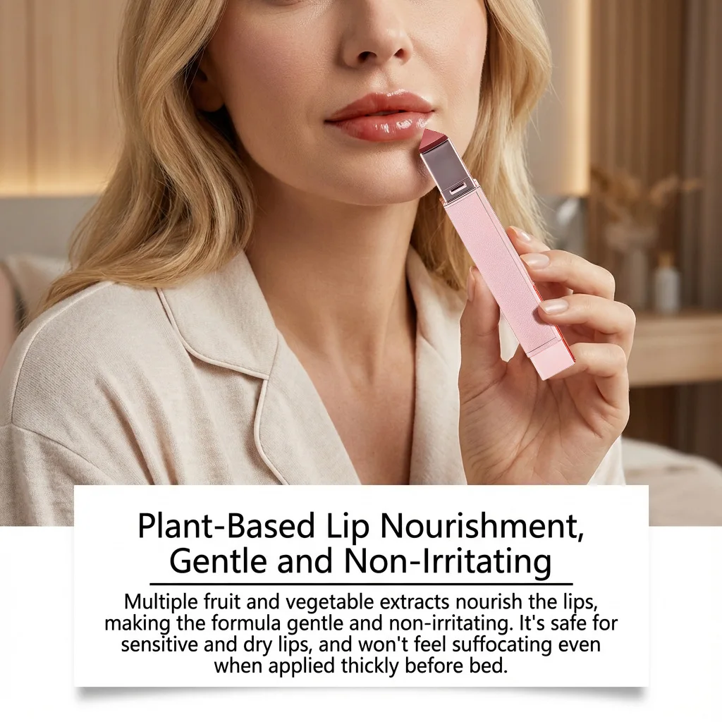 Balsamo Labbra Multicolore a Lunga Durata, Idratante, Anti-Screpolature, Portatile, Adatto per Uso Quotidiano e Feste, Rossetto Illuminante