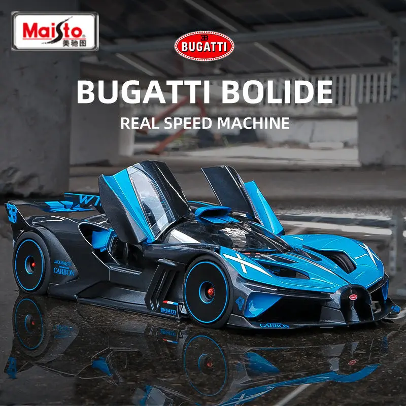 

Maisto 1:24 Bugatti Bolide Alloy Racing Car Model Simulation Diecasts Metal Sports Car Vehicles Model Collection Kids Toys Gifts