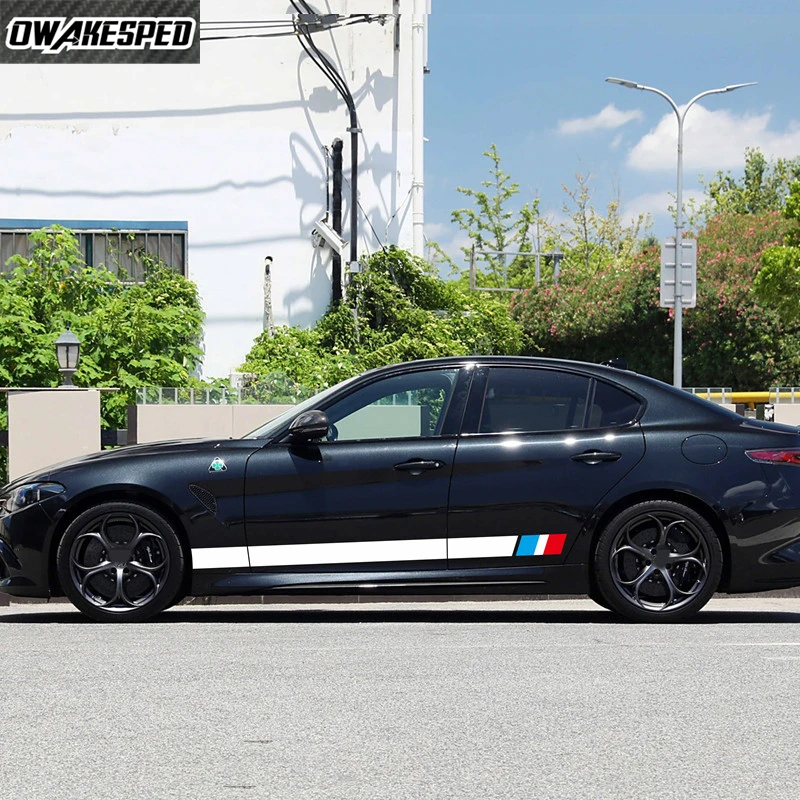 

2 шт., наклейки на автомобильные двери и боковые линии