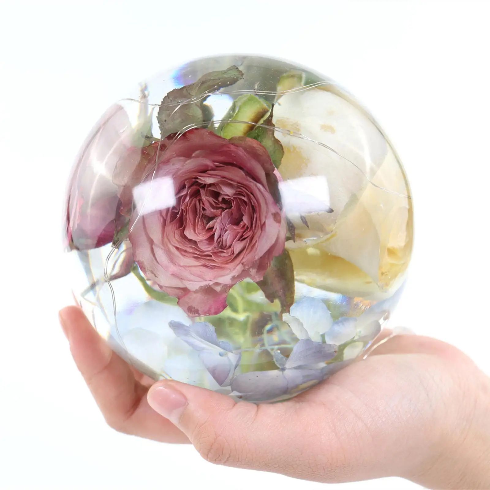 Sphere Silicone Resin Molds Home Decoration Flowers Preservation DIY Crafts