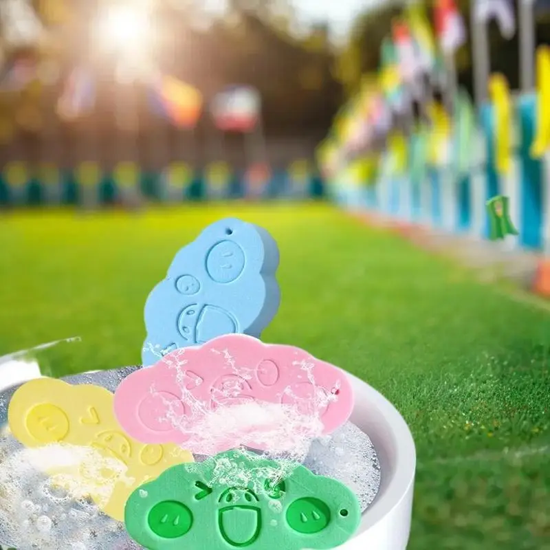 

Мягкая губка для ванны, отшелушивающая губка для омертвевшей кожи со шнурком для детей, массажер, чистящие щетки для душа, губка для протирки