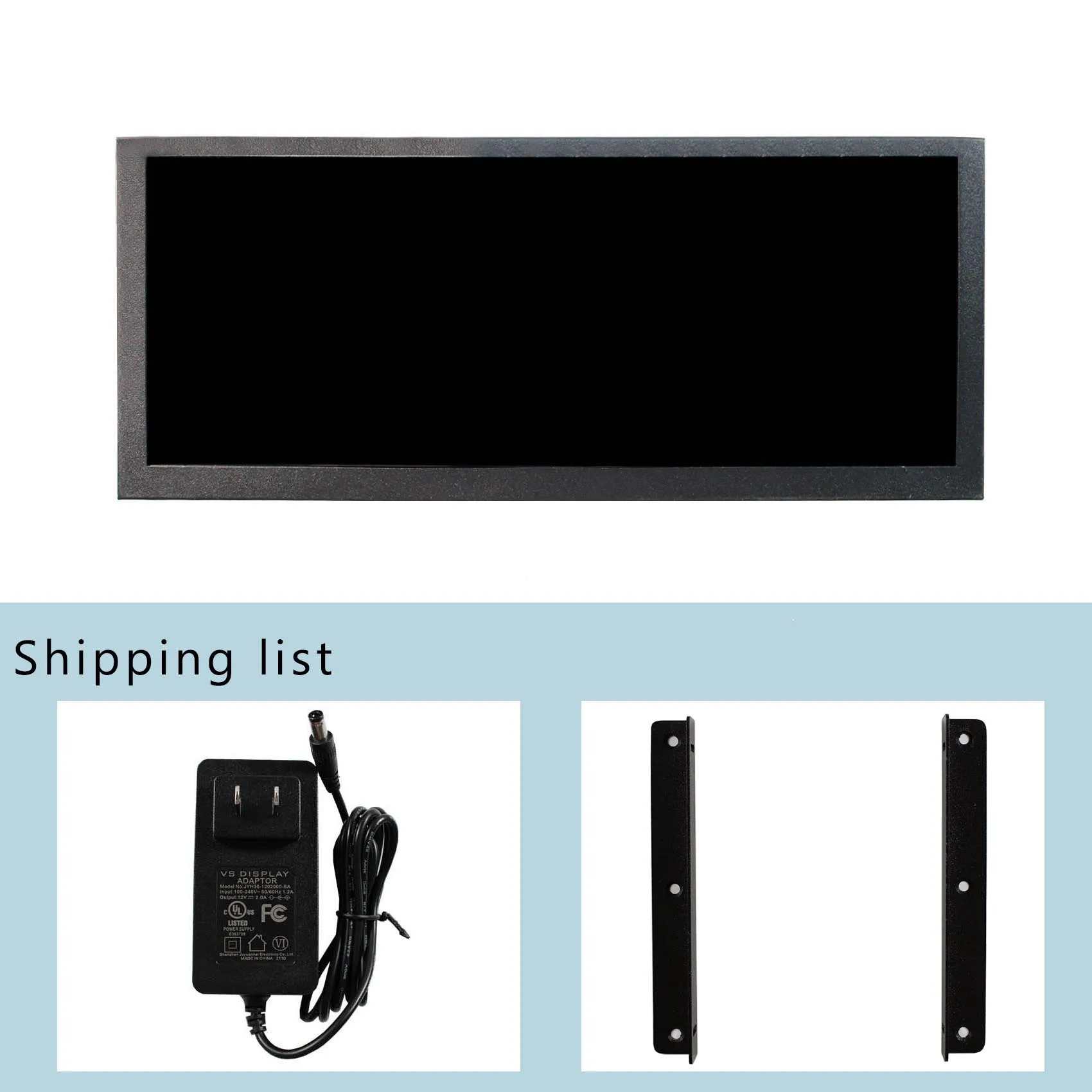 10.3zoll 1920x720 850nit H/D IPS LCD Monitor for Arcade Gaming Marquee Display