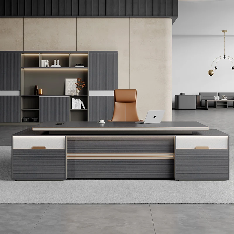 Office Desks Storage Chair L Shaped Executive Standing Computer  Furniture