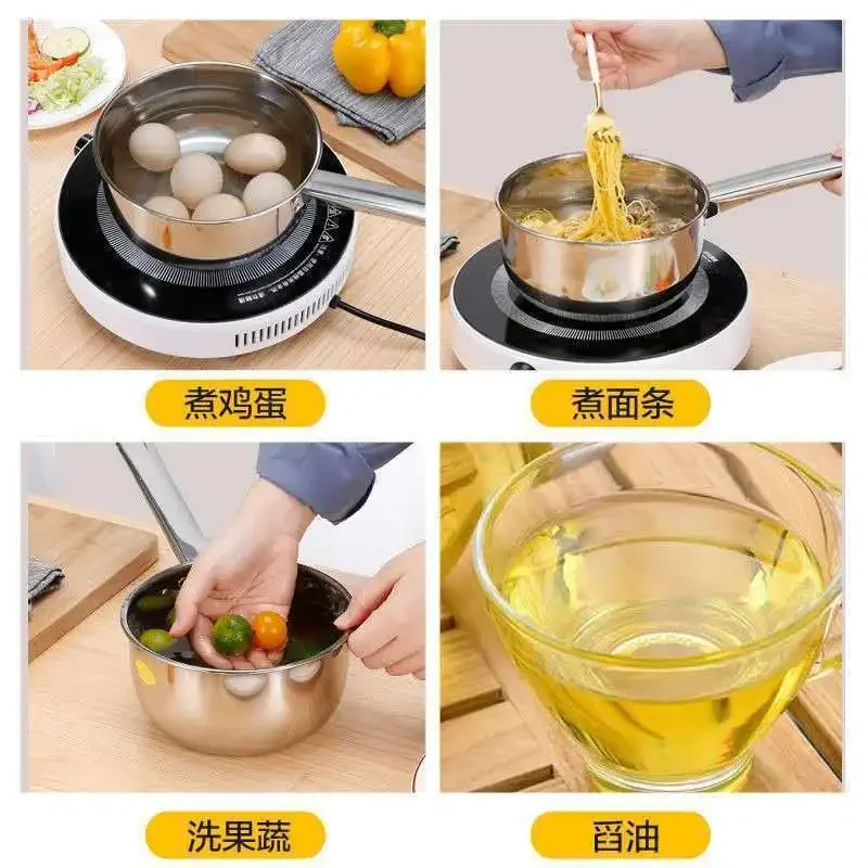 Stainless Steel Food Grade Thickened Household Kitchen Water Bleach Ladle Short Handle Ladle Water Spoon