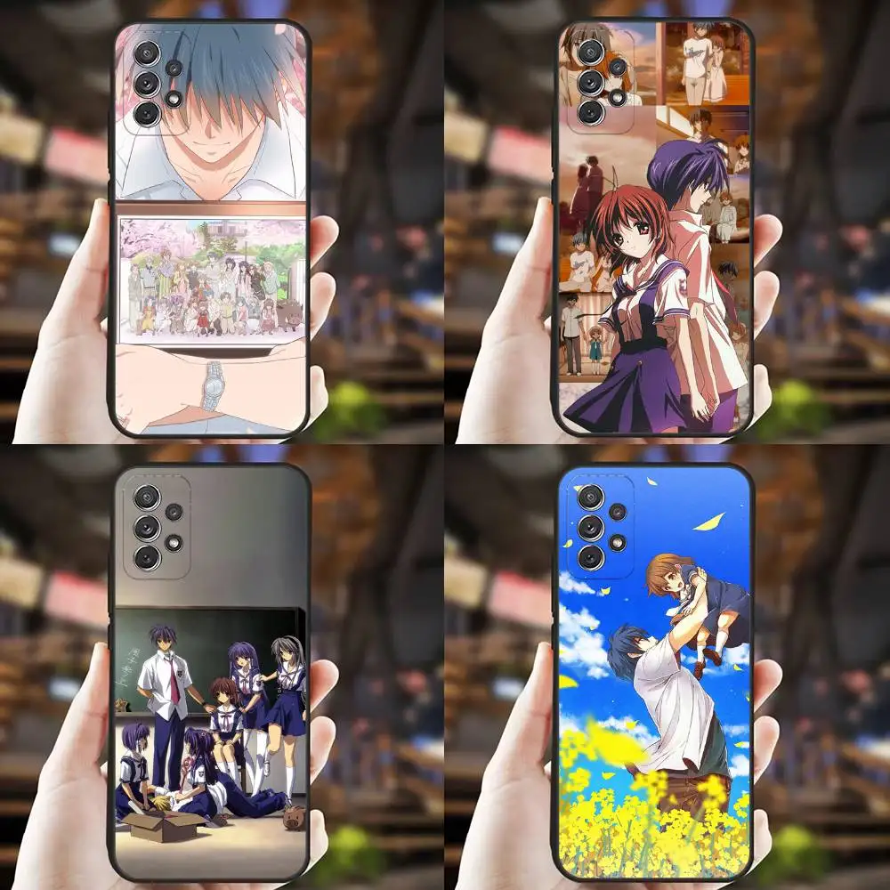 

Anime Clannad Phone Case For Samsung S25,S24,S21,S22,S23,S30,Ultra,S20,Plus,Fe,Lite,Note,10,9,5G Black Cover