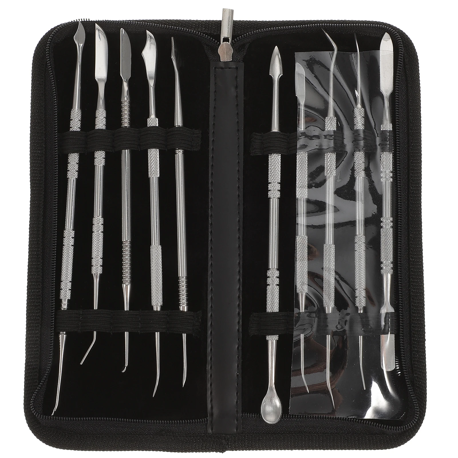 

10Pcs Clay Sculpting Tools Kit Easy to Clean Rust Resistant Portable for Pottery Projects Clay Sculpting Tools