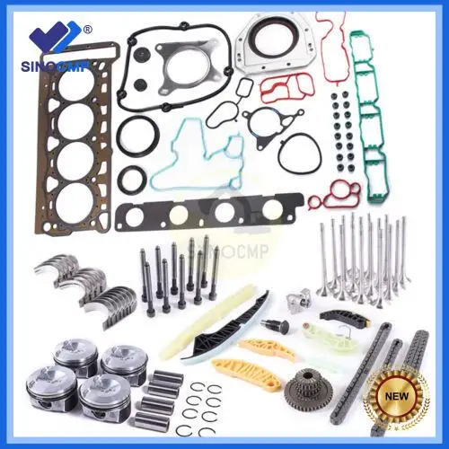 1.8T Engine Overhaul Rebuild Kit For VW Audi Golf BZB CDA CDH CAB Ø21mm 82.5mm