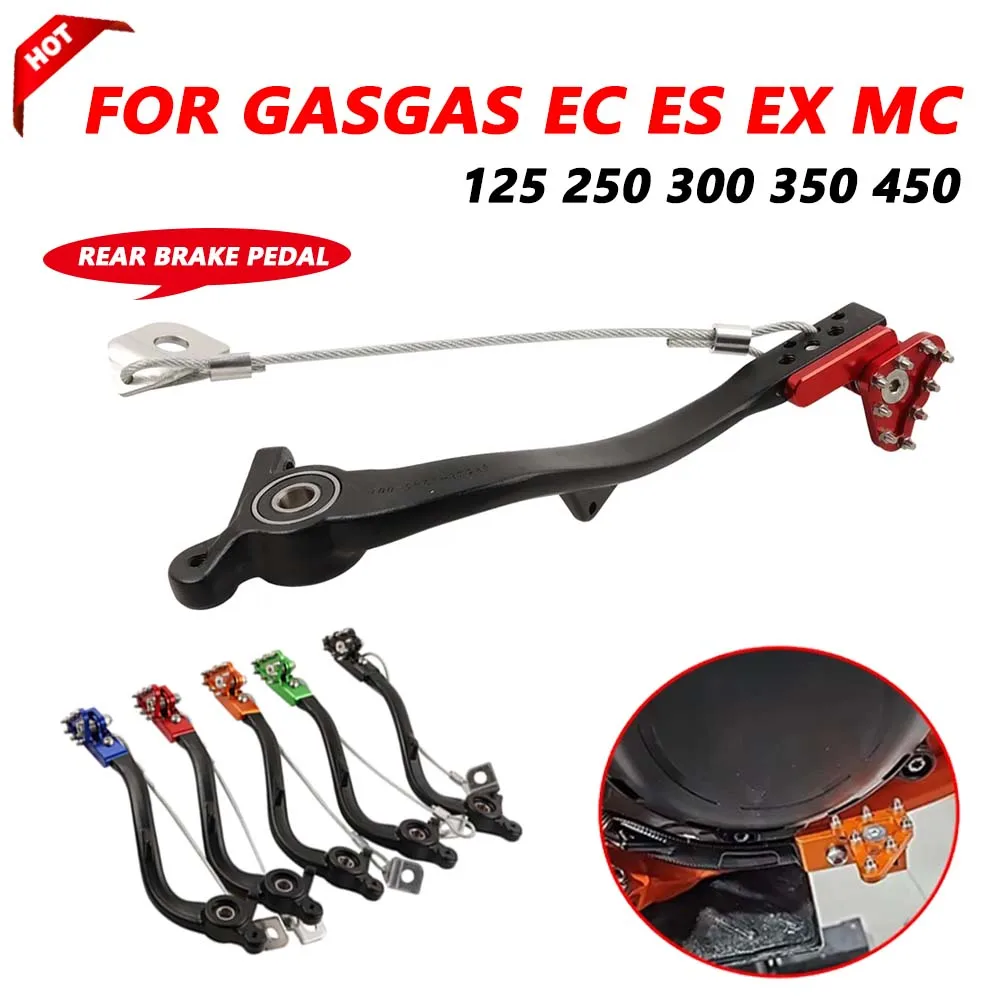 For GASGAS EC ES EX MC 125 250 300 350 450 EX300 EC300 EX250 2024 2025 Motorcycle Accessories Rear Brake Pedal Arm Lever Saver