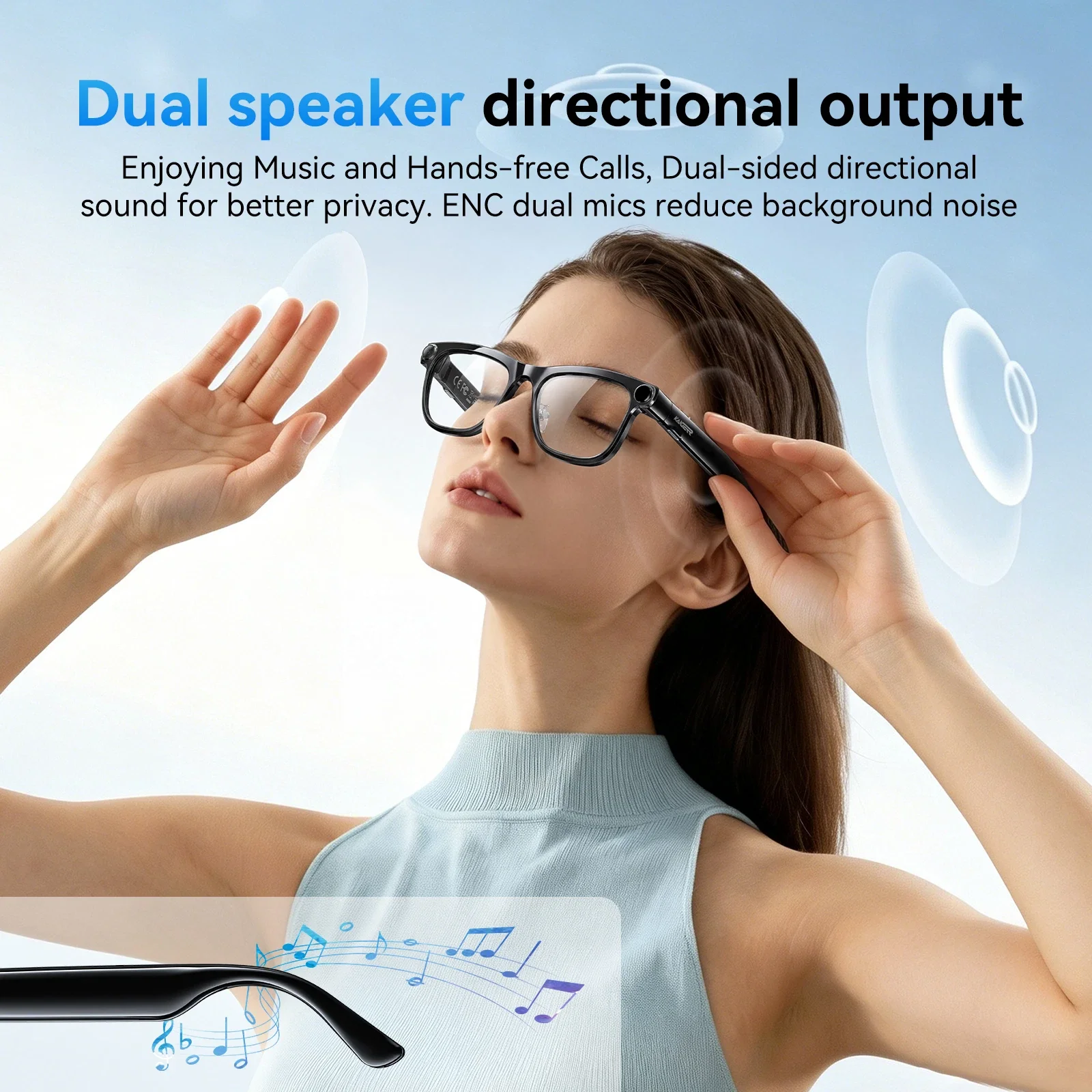2026年、大人気!AI搭載スマートグラス。男性向け。AI翻 - Audio Music Image のレビューと価格