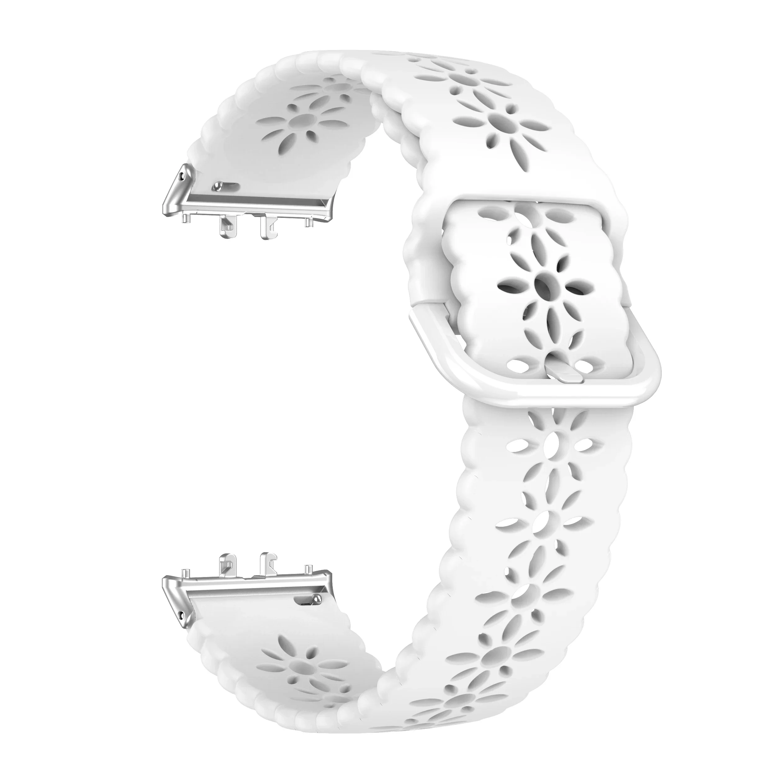 حزام لساعة Galaxy Fit 3 حزام مجوف سامسونج بنات محول امرأة الملحقات حزام الفرقة سوار سيليكون المرأة سوار