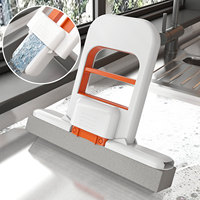 Mini Handheld Sponge Mop Foldable Household Desktop Cleaner High Absorption Sponge Dry Wet Mop Bathroom Floor Washing Mops