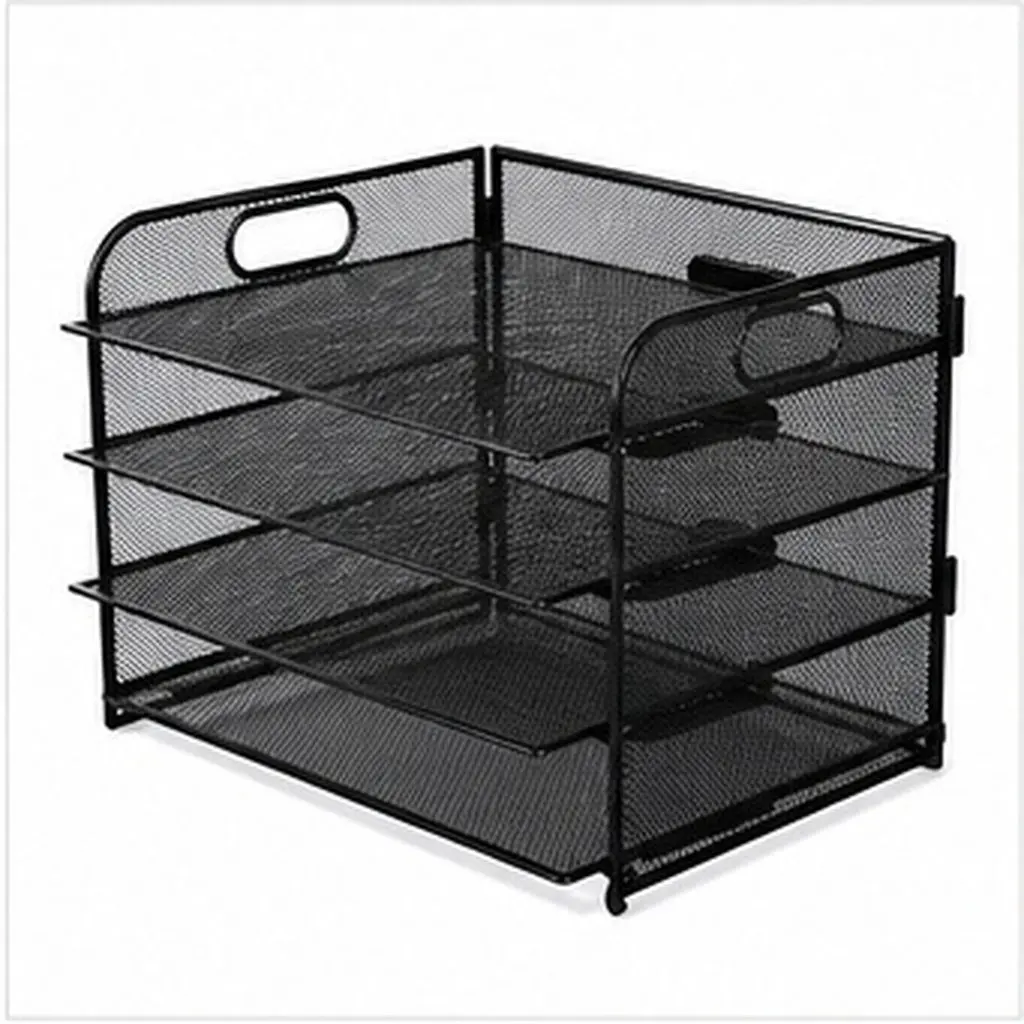 Desk Paper Organizer 5 Layers File Tray Sorter Document Letter Storage Desktop Paper Holder Office Organizer Letter Tray