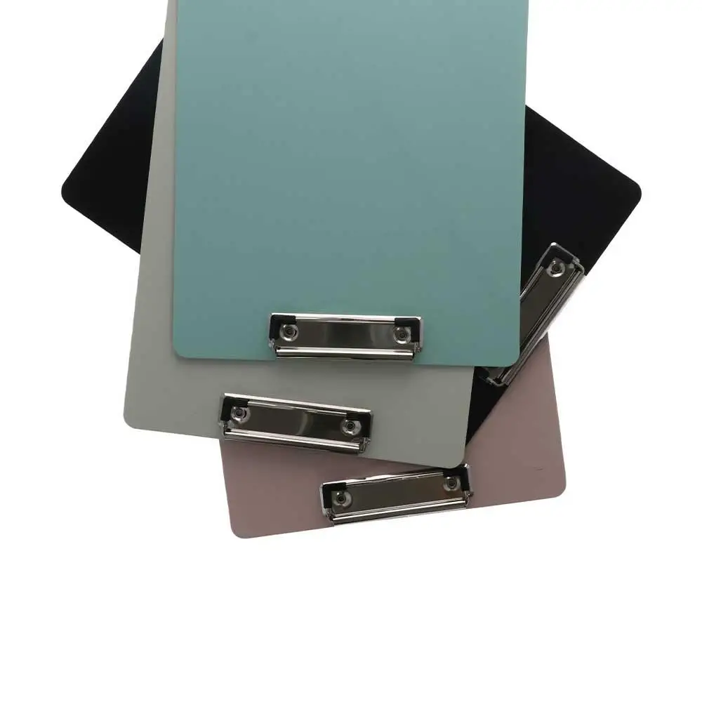 Supplies Student Document Paper Holder with Low Profile Clip Writing Pad File Folder Plastic Clipboard Splint Memo Clip