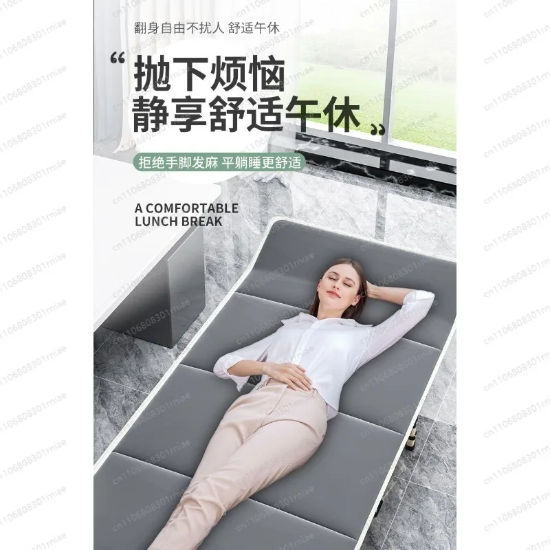 Portable Folding Camping Cots  Heavy Duty Sleeping Beds with Carry Bags Ideal for Travel and Office Naps