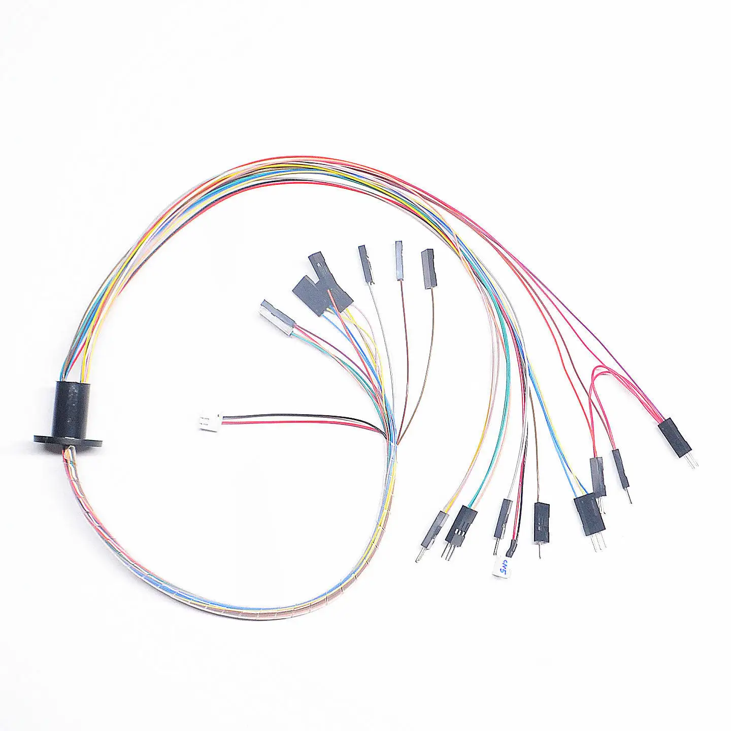 18CH Wires Slipring 360 Degree Infinite Rotation Electric Slip Ring Steering Gear for Henglong 1/16 RC Tank DIY Accessories