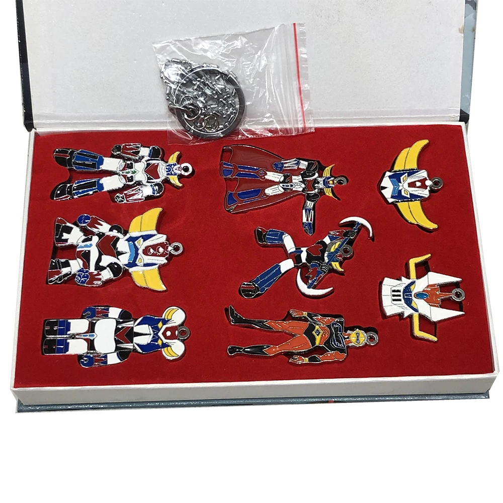 8pcs/set UFO Robot Grendizeru (Grendizer Goldorak) Metal Pendant