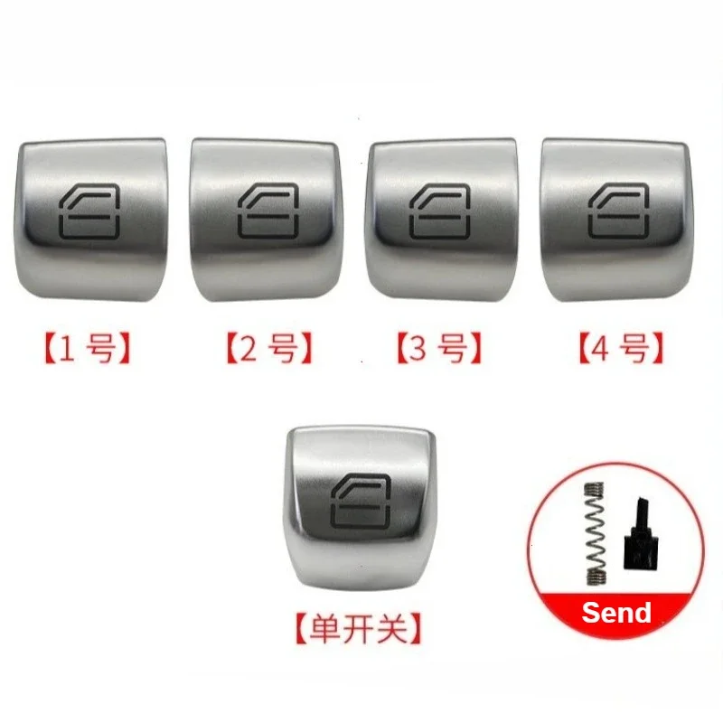 مفتاح نافذة الطاقة لمرسيدس بنز W205 W253 W213 W222 C E Class GLC 4 باب الصالون 2059056800 2059056811 2229052203