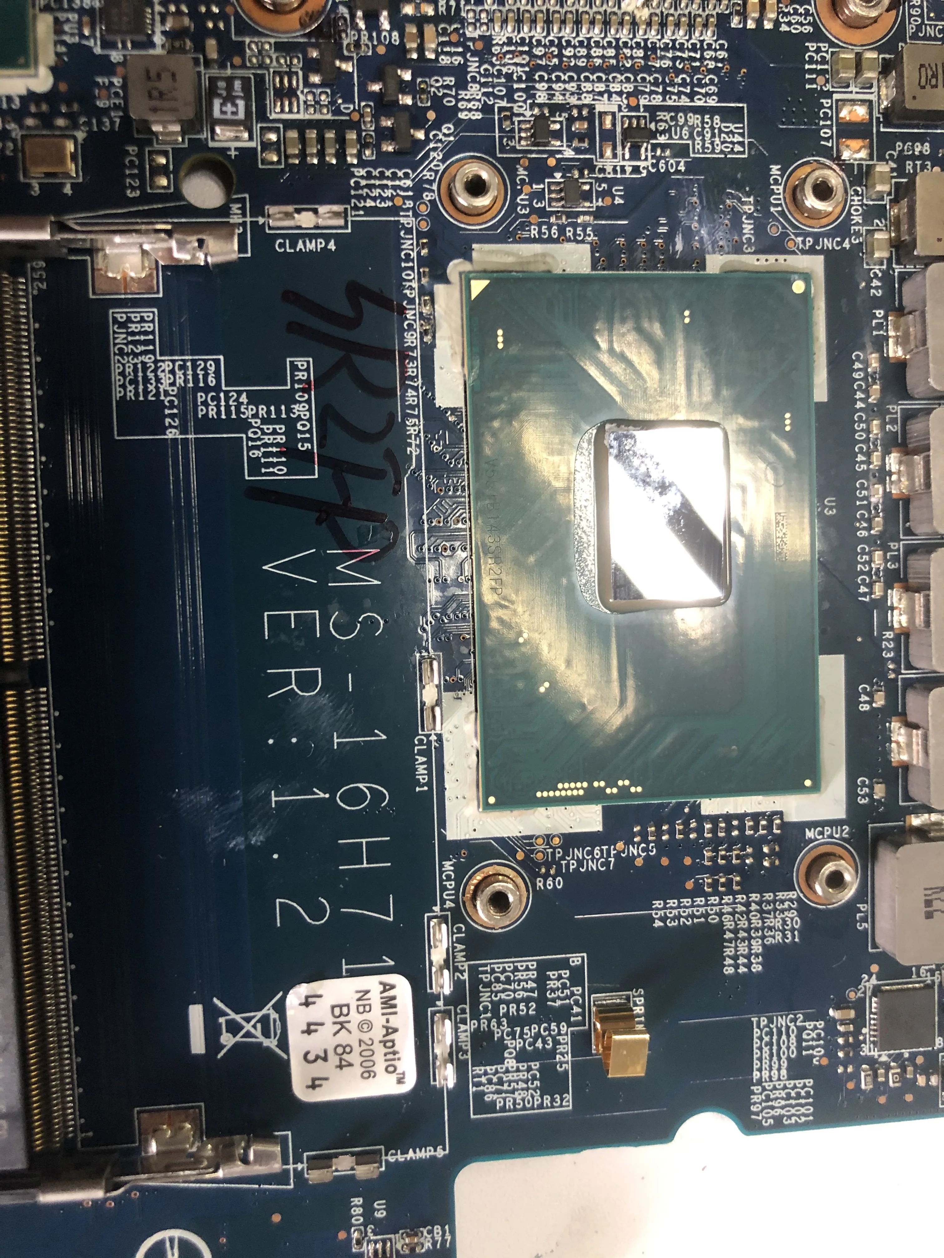 FOR  MSI Gs60 MS-16H71 MS-16H7 GTX970M Ghost Pro-15.6 I5-6300hq/2.6ghz/ 3GB Test OK Free Shipping