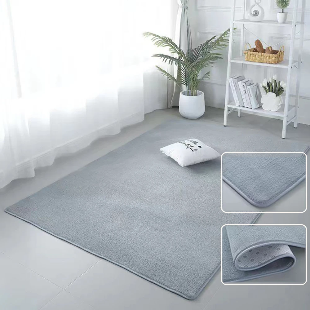 

Memory Foam Rugs Living Room Non-Slip Bedroom Carpet Coral Velvet Room Mats Modern Rug for Living Room Yoga Mat Home Decoration