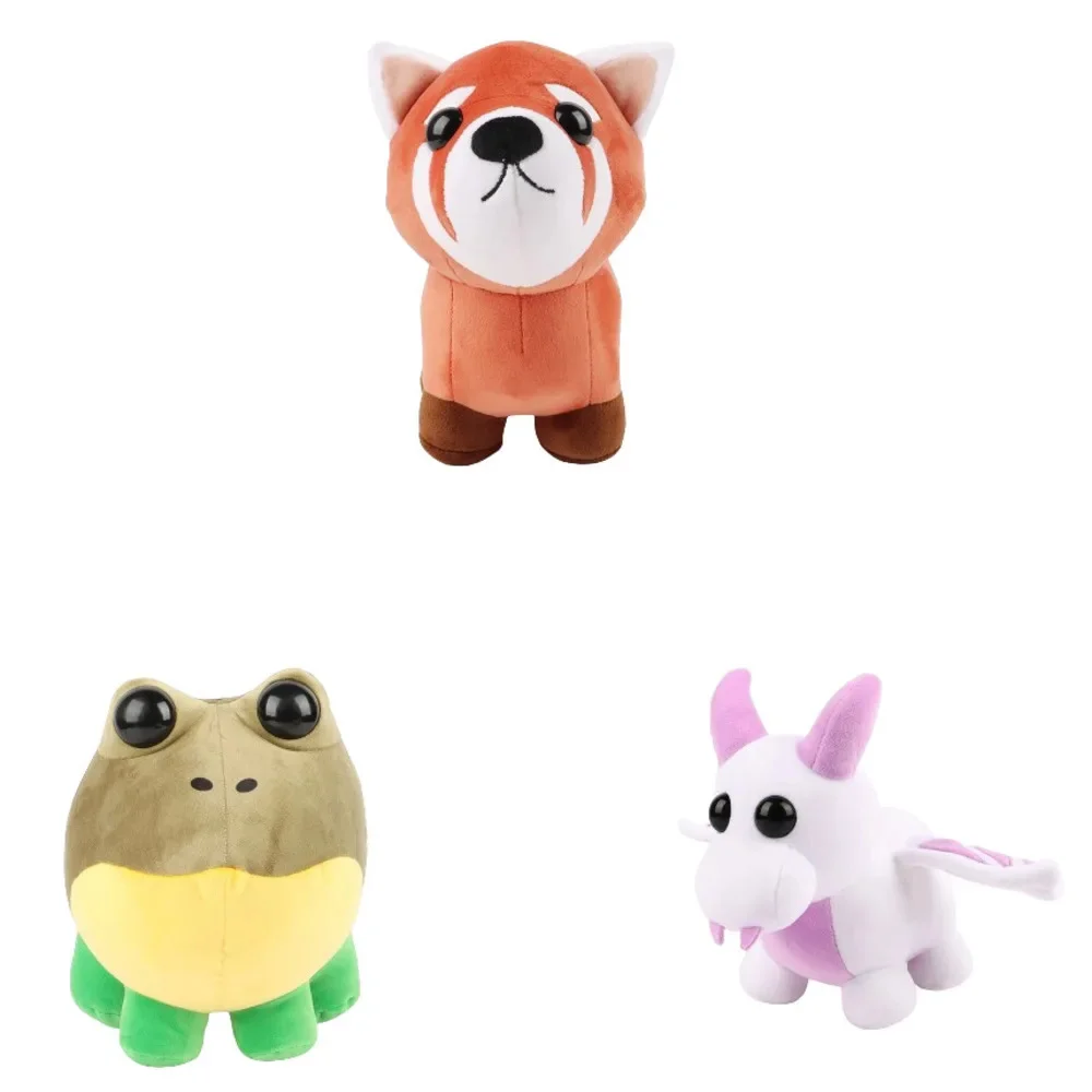 

Adopted Me Frog Plush Toy Cute Horse Panda Cartoon Anime Plushie Toys Kawaii Adopt Pet Soft Stuffed Dolls For Kid Christmas Gift