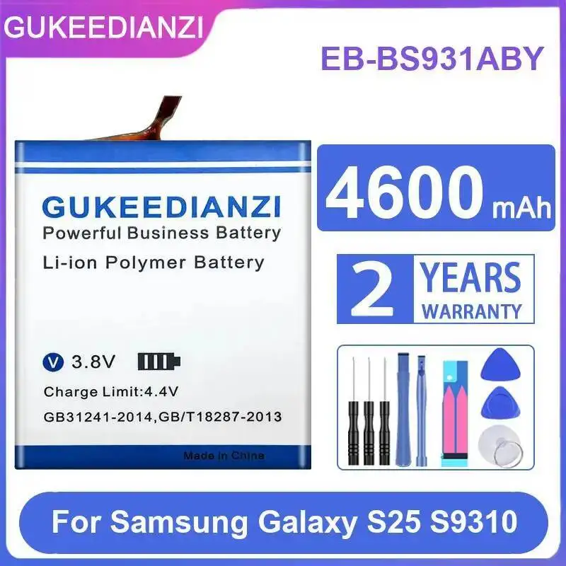 

Аккумулятор мобильного телефона для Samsung Galaxy S25 S9310, высокоэффективный, 4600 мАч, EB-BS931ABY