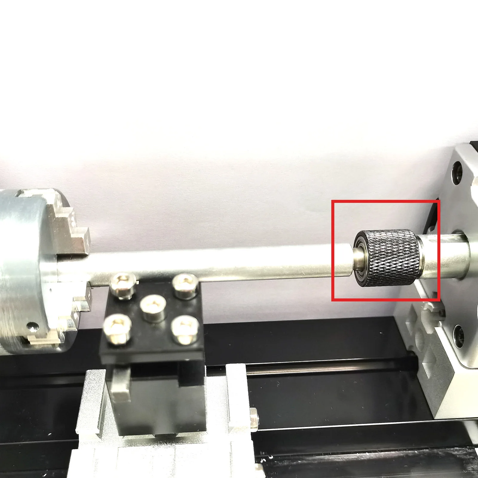 Support de perceuse à cône central à rotation centrale en direct, accessoires pour mini tour à métaux, machine de travail de calcul, ZR028