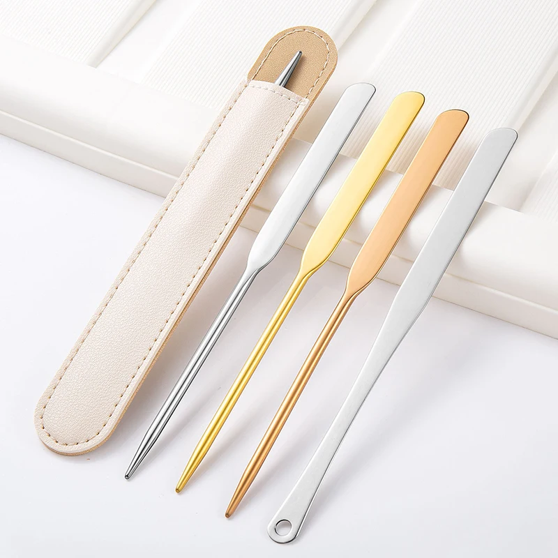 Ensemble d'outils de mélange de maquillage, spatule de mélange, Palette en acier inoxydable/acrylique, rouge à lèvres, Nail Art, Pigment de couleur, fond de teint, fard à paupières