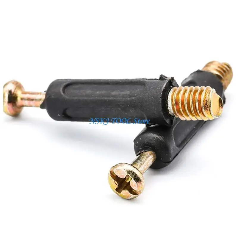 L8RC 108-teiliges Nockenschloss, 3-in-1-Befestigungselemente, Nockenschloss-Befestigungsset, Hardware-Teilesortiment für eine